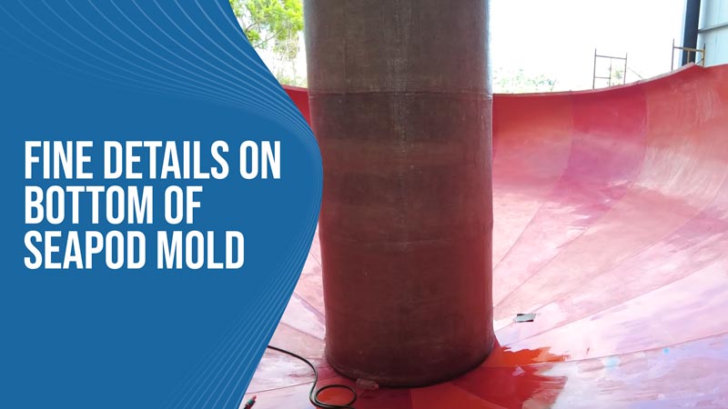 Fine Details on Bottom of SeaPod Mold