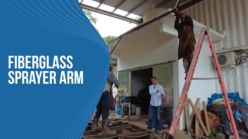 Fiberglass Sprayer Arm