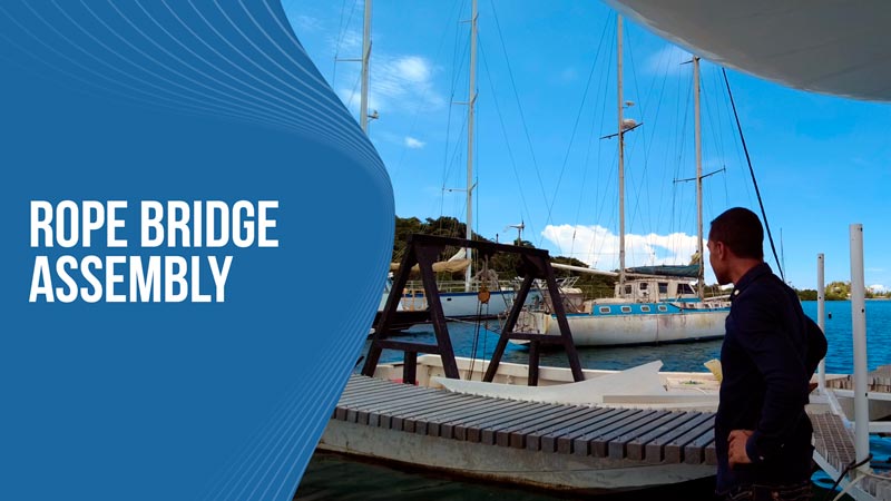 Rope Bridge Assembly