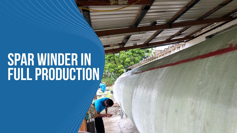 Spar Winder in Full Production