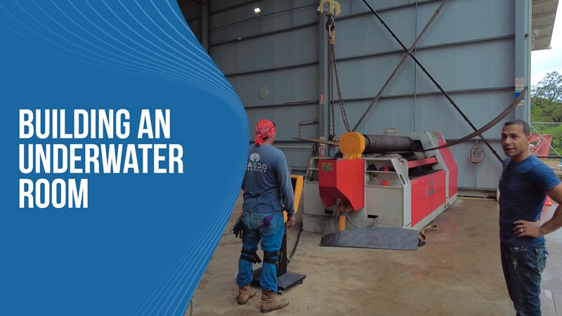 Building an underwater room