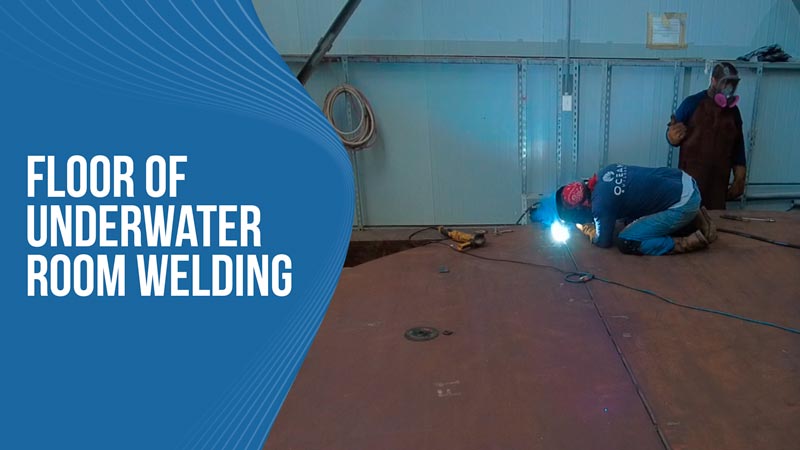 Floor of Underwater Room Welding