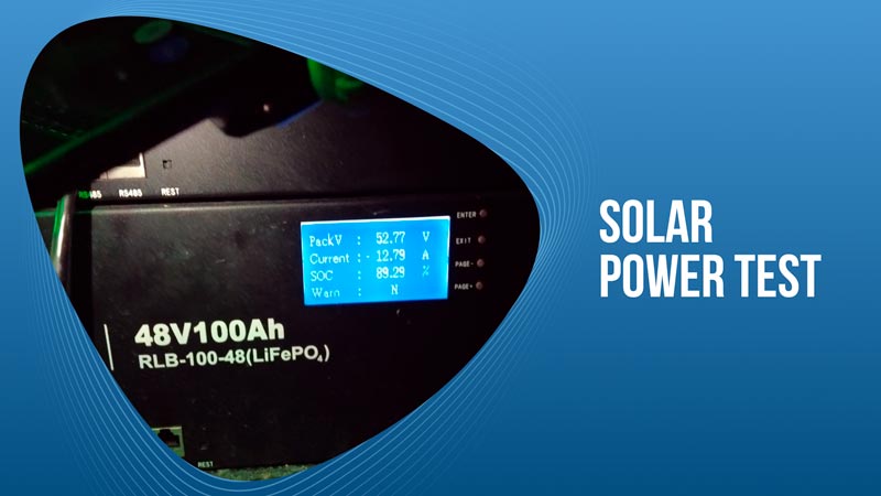 Solar Power Test