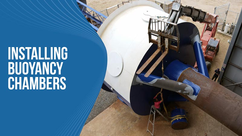 Installing buoyancy chambers
