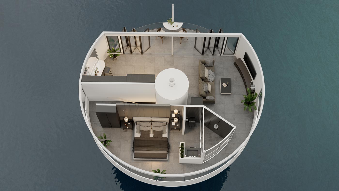 Eco Pod  V1 Floor Layout 2022