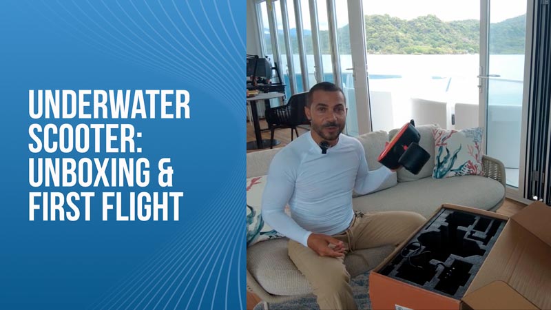 Underwater Scooter: Unboxing & First Flight