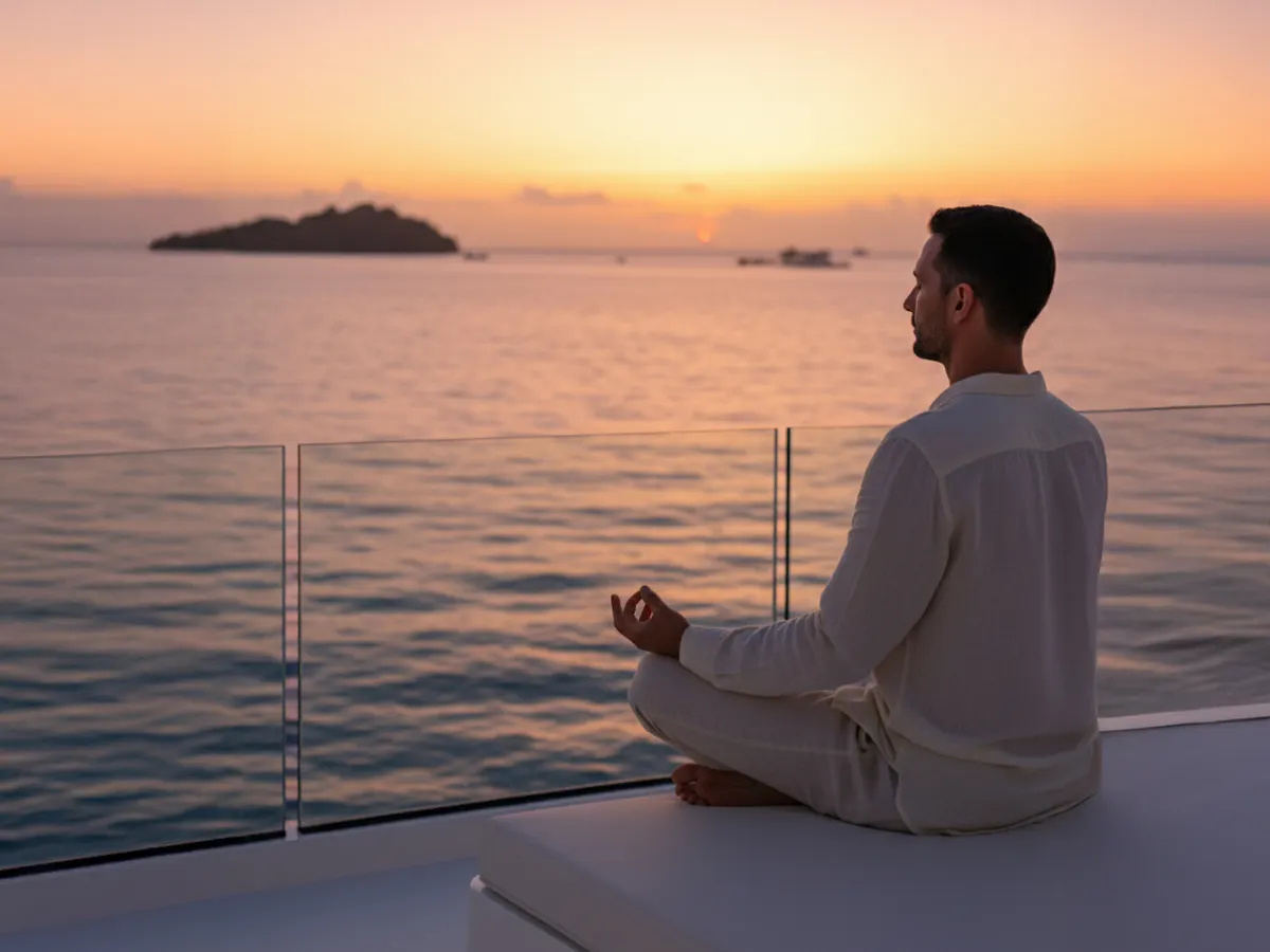 Ocean sunsets and contemplative living for longevity optimization